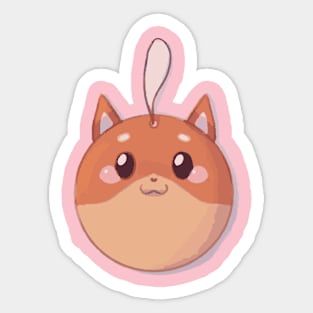 a little shiba Sticker